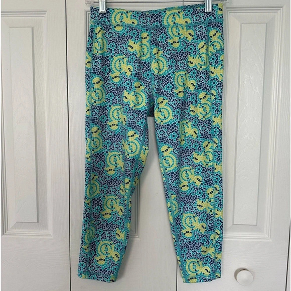 Official Disney Theme Parks Workout Pants - Mickey Mosaic Performance Sz XS - Picture 1 of 9